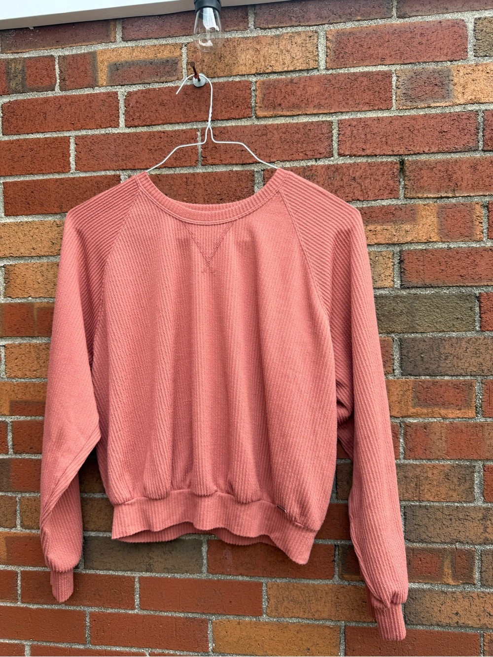 Hollister California Boyfriend Thermal Top Sweater Long Sleeve - Picture 1 of 5